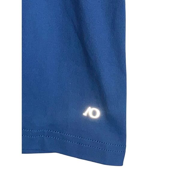 Anderson Ord Blue Performance Polo Shirt Men’s Large Short Sleeve Stretch AO Log - Picture 3 of 6